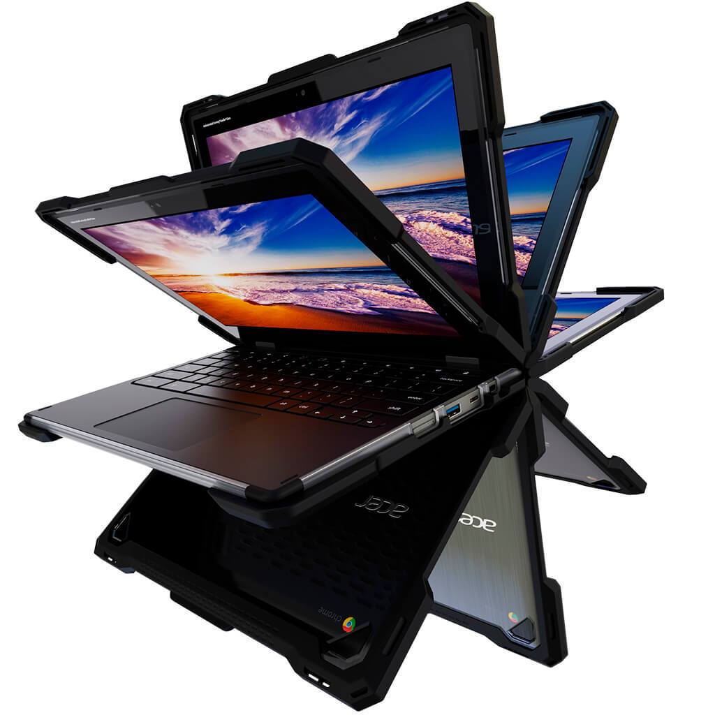Rugged Hard Shell Case for Acer Chromebook 511 R756/ R756T w/ Stylus Cutout