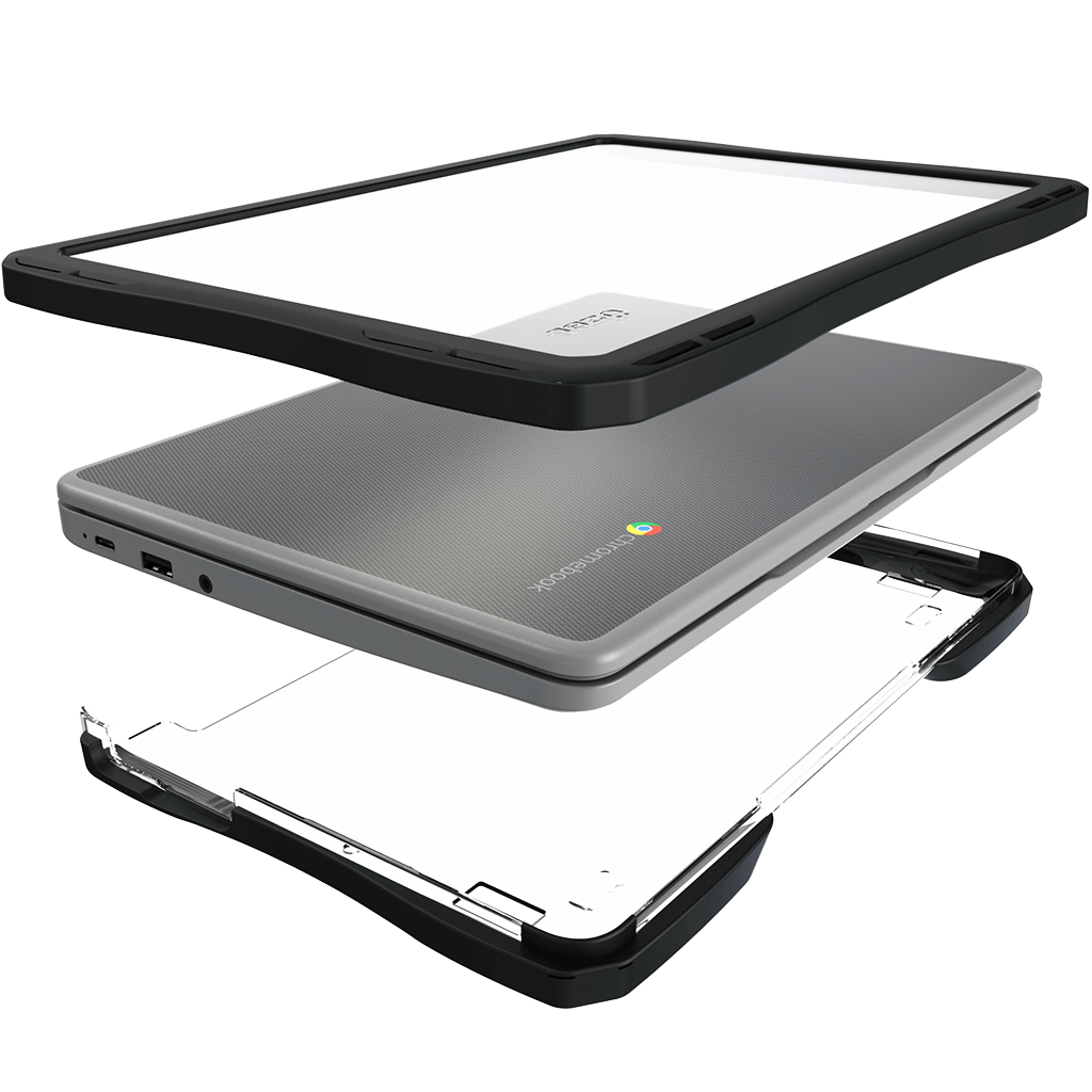 Rugged Hard Shell Air Style Case for Asus Chromebook CR1104 / CZ1104 / BR1104 / BZ1204