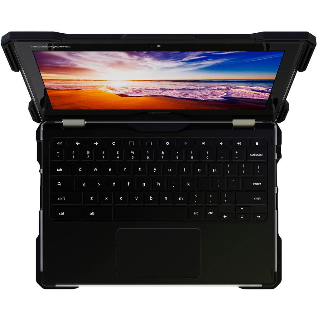Rugged Hard Shell Case for Acer Chromebook 511 R756/ R756T w/ Stylus Cutout