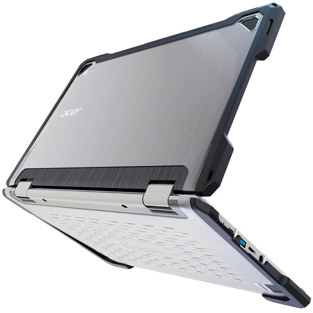 Rugged Hard Shell Case for Acer Chromebook 511 R756/ R756T w/ Stylus Cutout