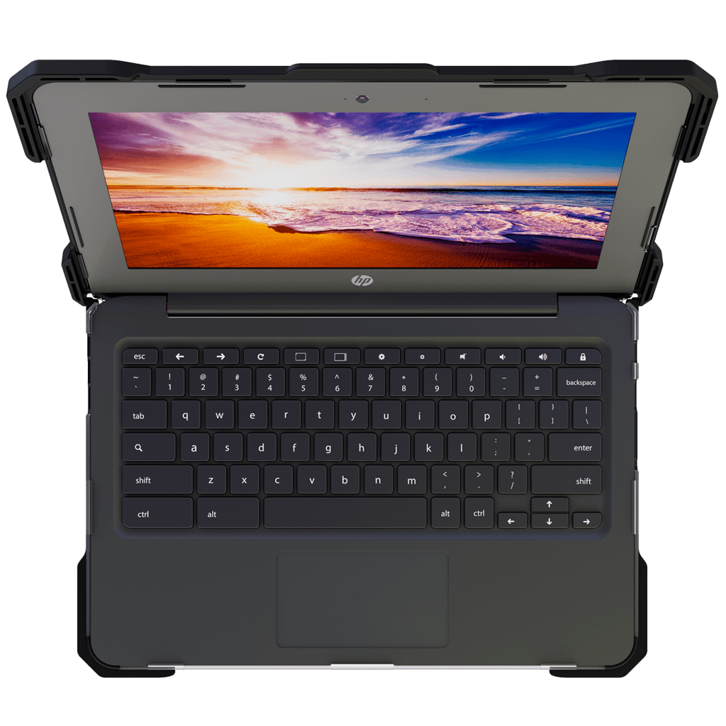 Rugged Hard Shell Case for HP Chromebook x360 G3 EE MK (Mediatek)/ Fortis G3 J, 11” Chromebook