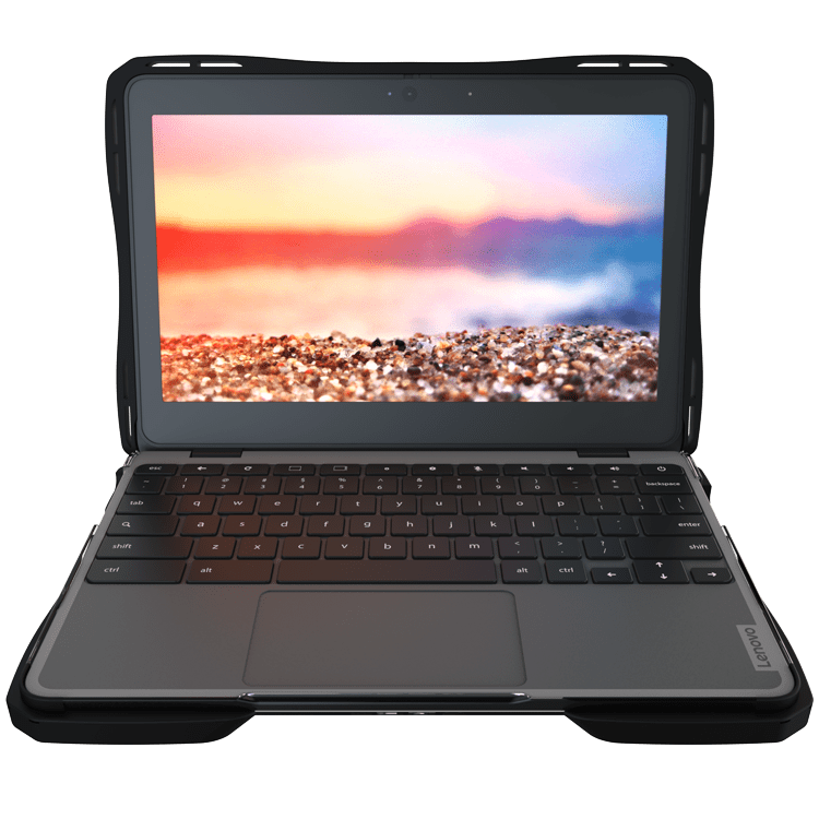 Precise port and vent cutouts on UZBL clear case for Dell Chromebook 14 CC14260