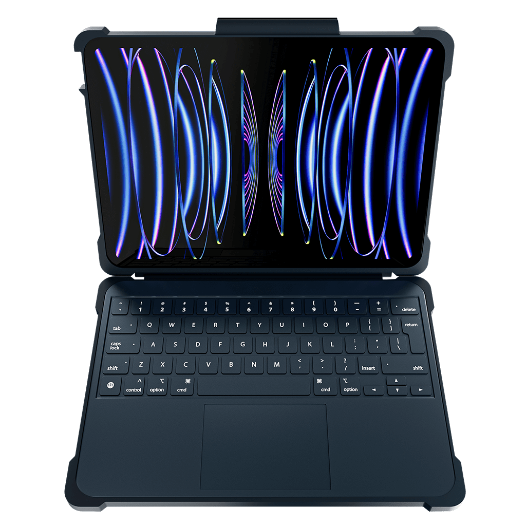 Rugged Smart-Connect Keyboard Case for iPad Gen 11 (A16) / Gen 10