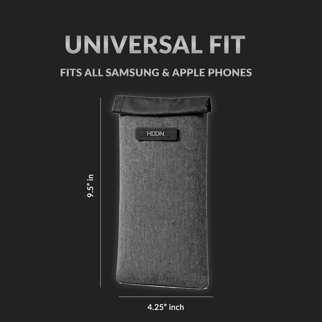 HDDN Faraday RF Blocking Phone Pouch w/ Elastic Strap