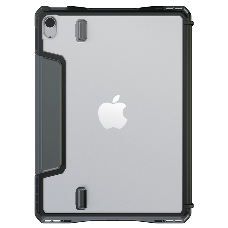 Groove Folio Case for 10th Gen iPad 10.9, Black with Charcoal Removable Cover