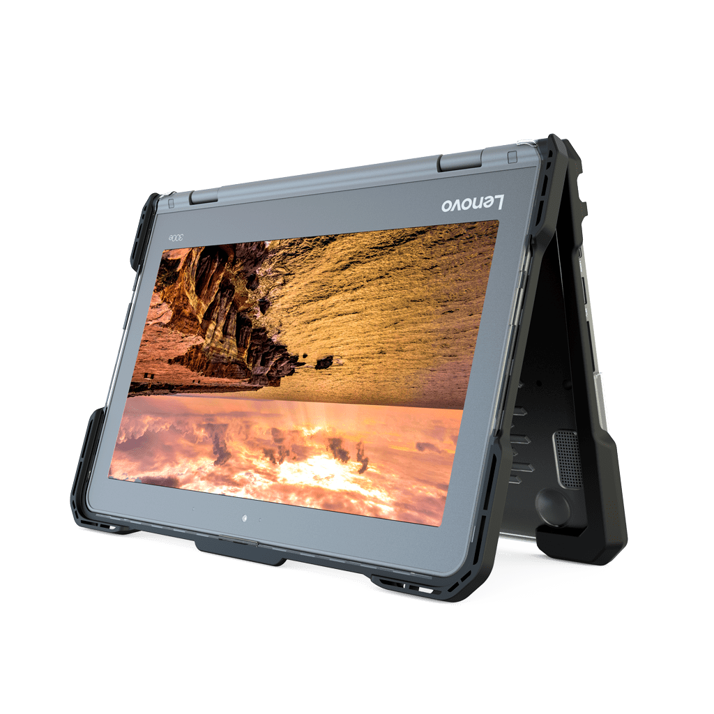 Rugged Hard Shell Case for Lenovo 500e / 500w Gen 4 Chrome & Windows (w/ Stylus Cutout)