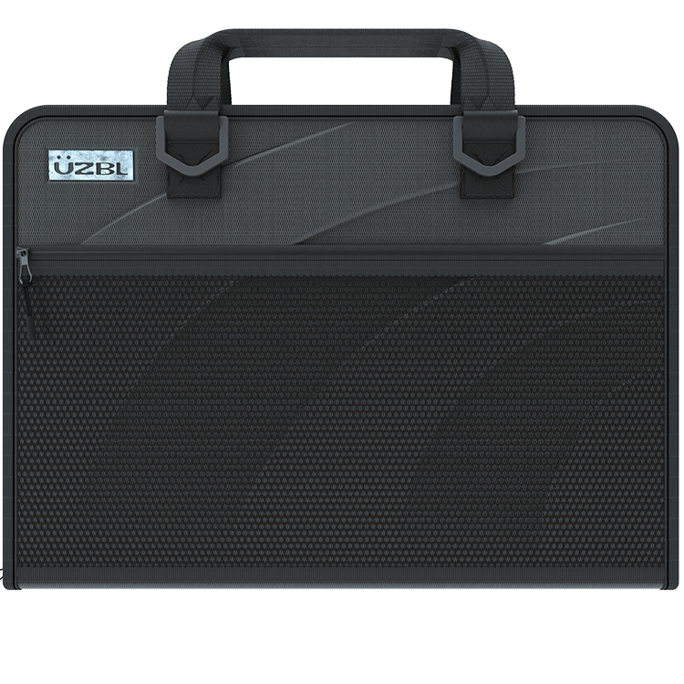 13-14" Zip Lite EVA Chromebook Case w/ Pouch & Shoulder Strap