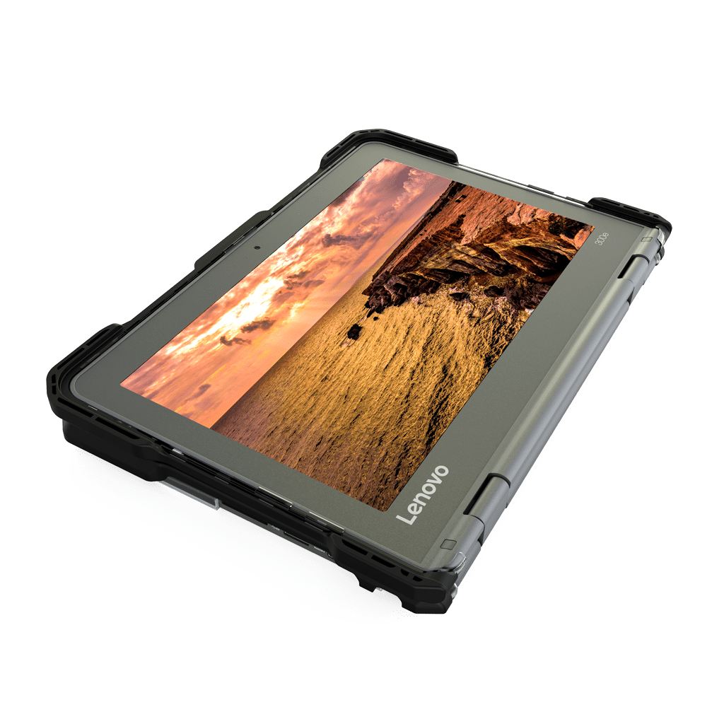 Rugged Hard Shell Case for Lenovo 500e / 500w Gen 4 Chrome & Windows (w/ Stylus Cutout)