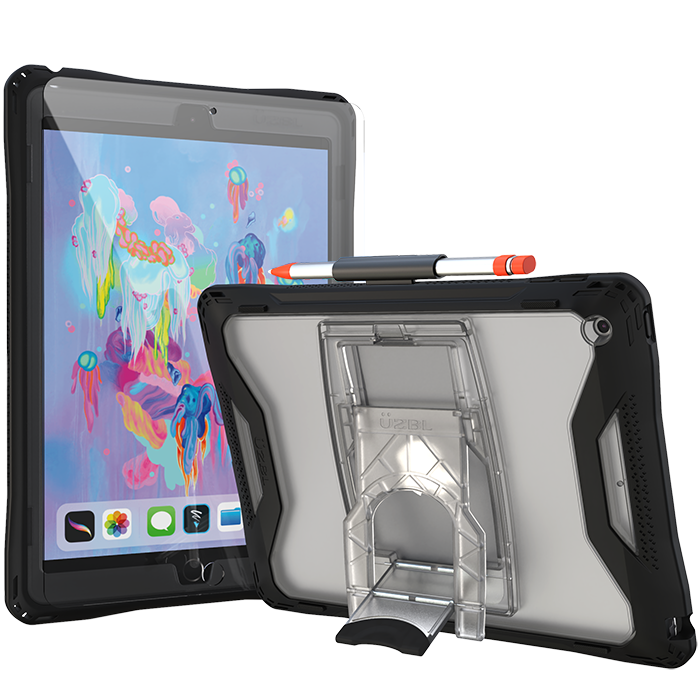 AfterShock Case for iPad 10.2" (9th/8th/7th Gen) w/ Glass Screen Protector