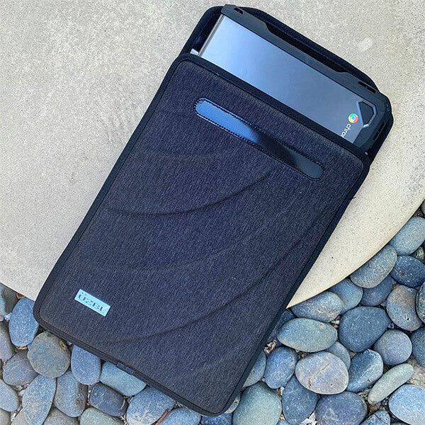 EVA Slim Sleeve for Laptop / Chromebook w/ Handle 11.6" Black Fabric
