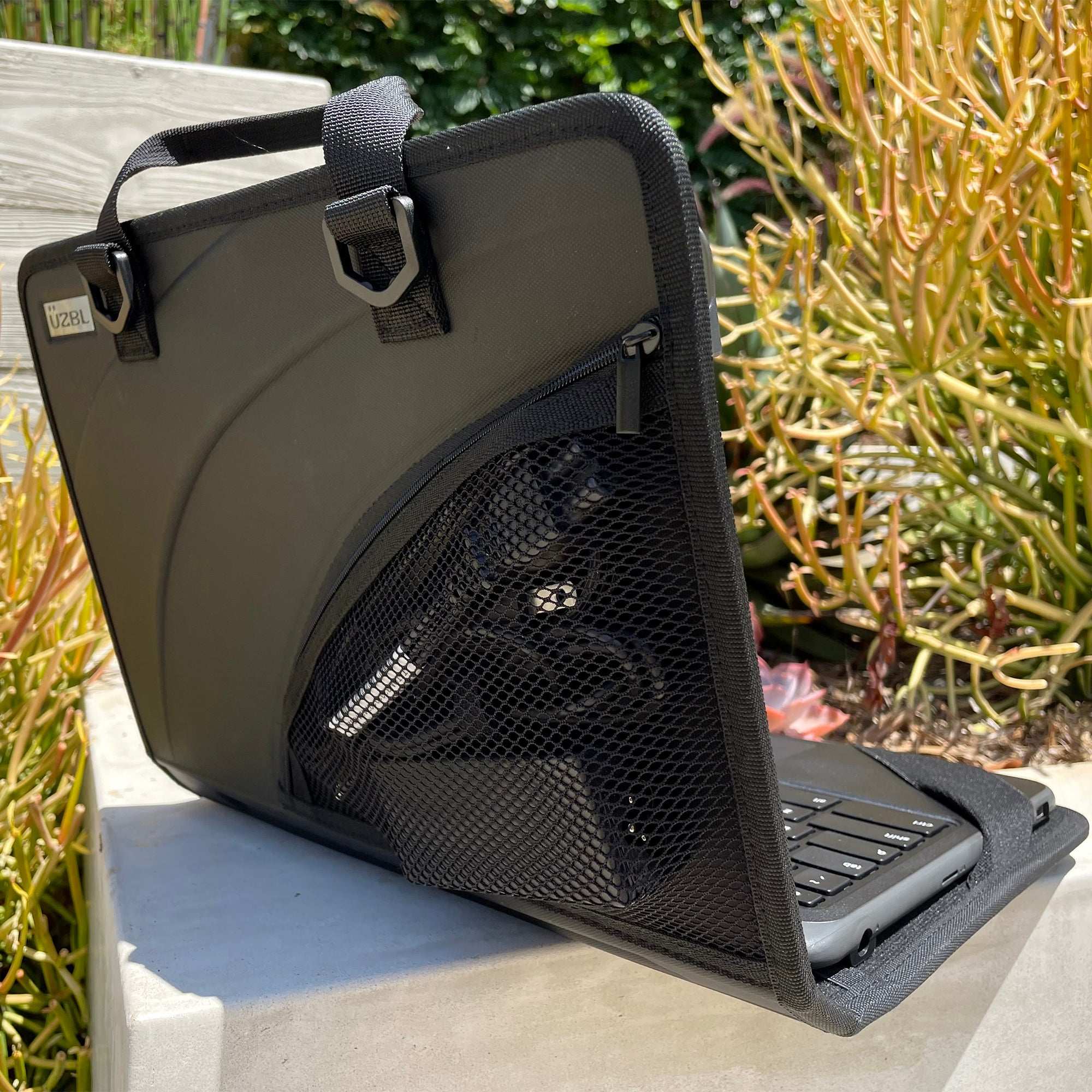 11.6" Zip Lite Always-on EVA Chromebook Case w/ Pouch & Shoulder Strap