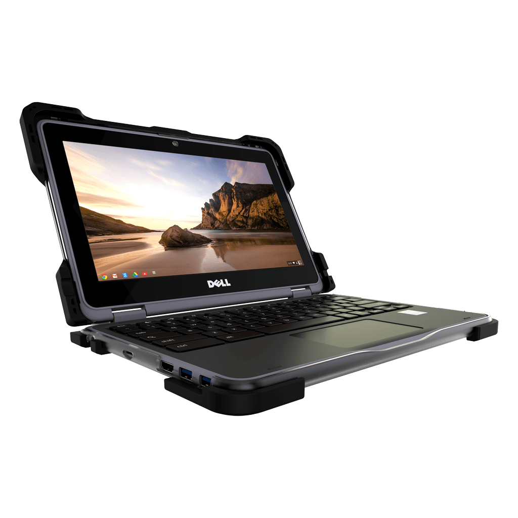 Rugged Hard Shell Case for Dell Latitude 3190 Clamshell