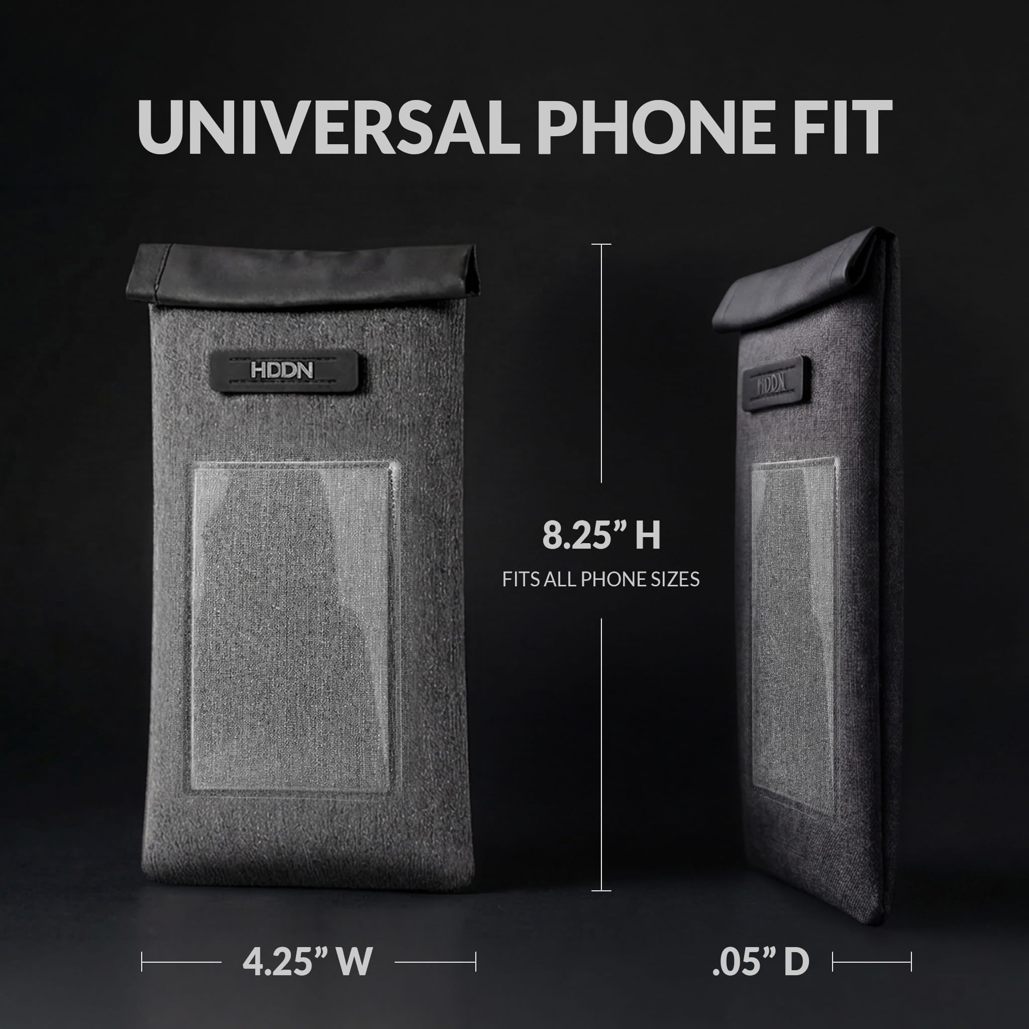 HDDN Faraday Signal Blocking Phone Pouch