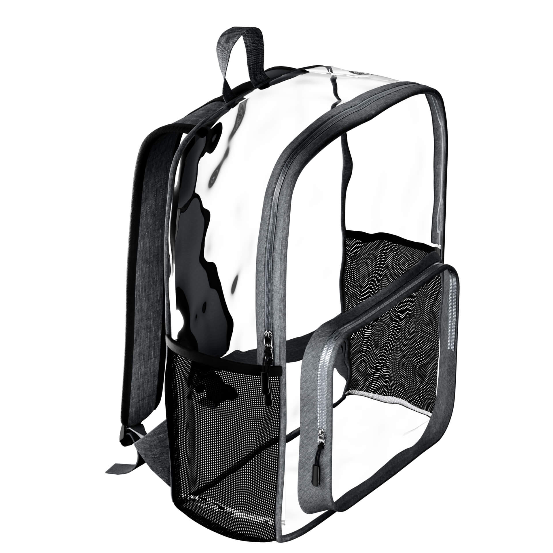 Clear Rugged & Reinforced Backpack for School