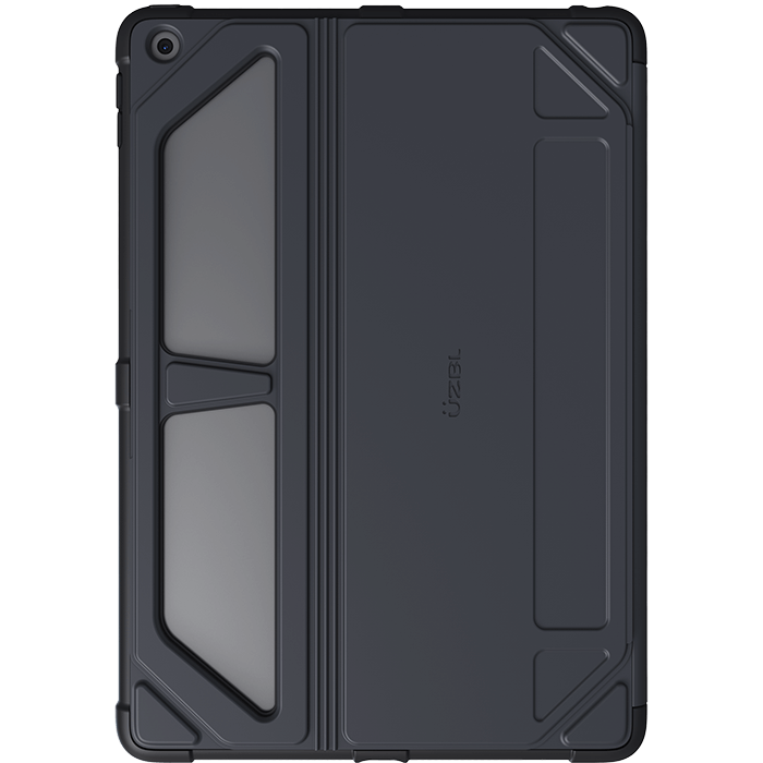 Mag Folio Case for 7th / 8th / 9th Gen iPad 10.2, Black w/ Black Multi-Angle Cover